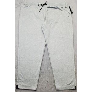 Xersion Jogger Fit Pants Mens 3XL Gray Quick Dri Fleece Lined Zipper Pocket